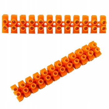 EcoLight Złączka Kablowa Zaciskowa Kostka 12-Torowa 25mm 60A