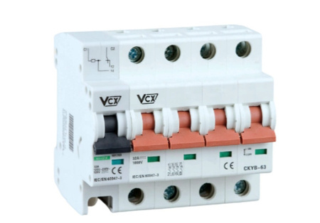 Rozłącznik Izolacyjny z Wyzwalaczem Wzrostowym DC 4P 1000V PV