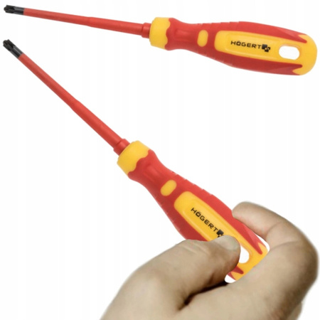 Wkrętak Śrubokręt Płasko Krzyżowy Do Bezpieczników PH2/SL6 100mm 1000V SLIM